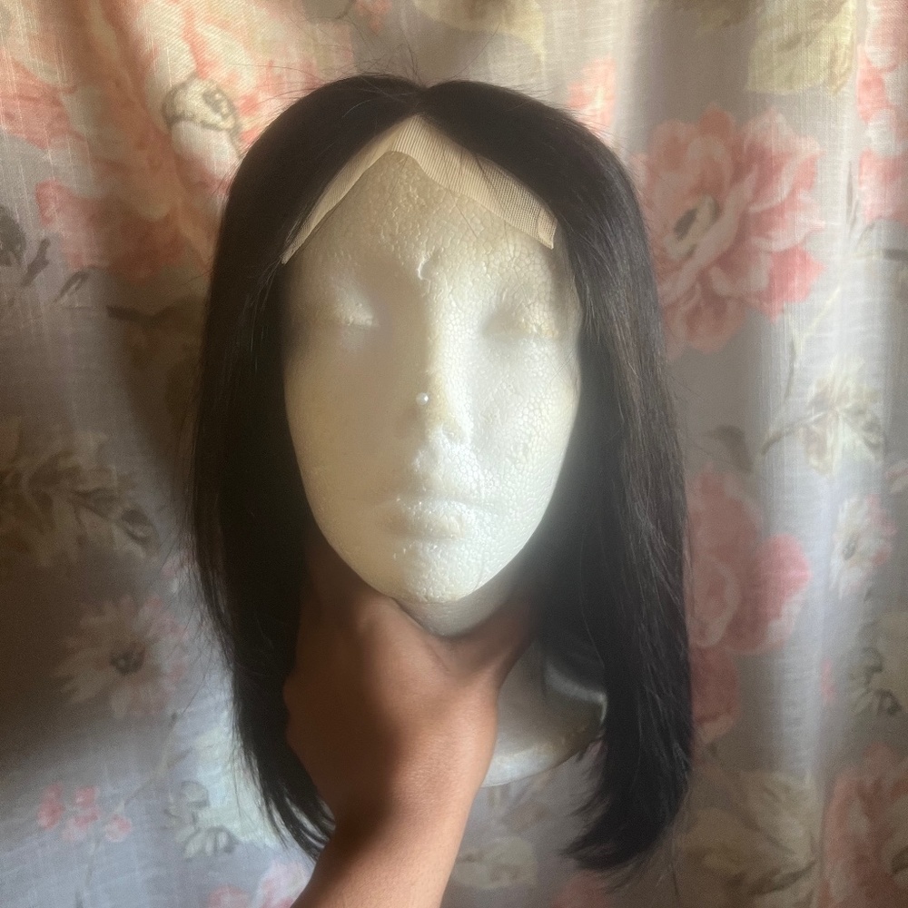 %100 Human Hair Bob Styled Wig